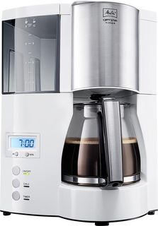 Кофеварка MELITTA Optima Timer, капельная, белый [6613655]