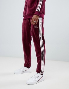 Красные велюровые джоггеры adidas Originals DH5784 - Красный