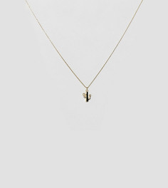 Позолоченное ожерелье с подвеской-кактусом Orelia - Золотой