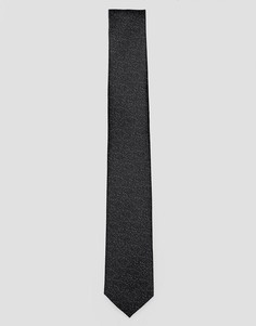 Черный галстук в крапинку Selected Homme - Черный