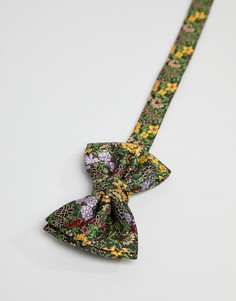 Жаккардовый галстук-бабочка с цветочным принтом ASOS DESIGN - Мульти