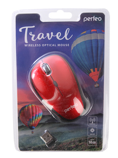 Мышь Perfeo Travel Dark Red PF-36-WOP-DRD PF_A4084