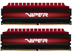 Модуль памяти Patriot Memory Viper 4 Red DDR4 DIMM 3200MHz PC4-25600 CL16 - 16Gb KIT (2X8Gb) PV416G320C6K Патриот