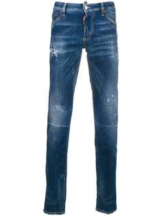 прямые джинсы с эффектом потертости Dsquared2