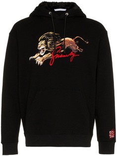 толстовка с капюшоном и принтом льва Givenchy