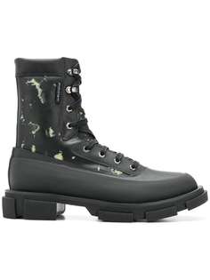 camouflage print ankle boots Both