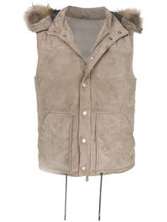 дутый жилет с капюшоном Eleventy