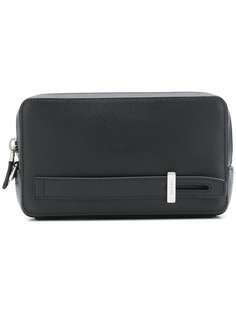 клатч с ремешком для руки Prada