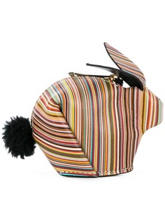 полосатый клатч в форме кролика Paul Smith