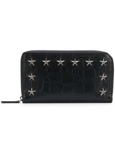 кошелек 'Carnaby' с заклепками в виде звезд Jimmy Choo