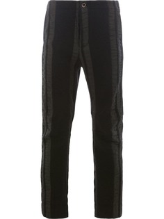 брюки прямого кроя в полоску Uma Wang