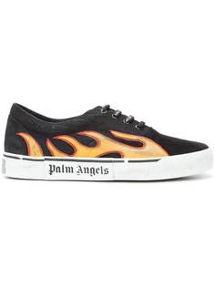 кеды с изображением пламени Palm Angels