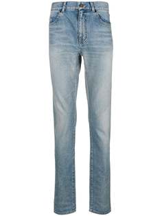 выбеленные джинсы Saint Laurent