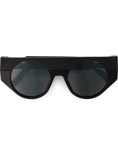 солнцезащитные очки 'Black Label' в круглой оправе Vava