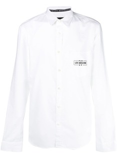 рубашка на пуговицах с логотипом Love Moschino