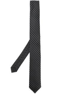 жаккардовый галстук с логотипами YSL Saint Laurent