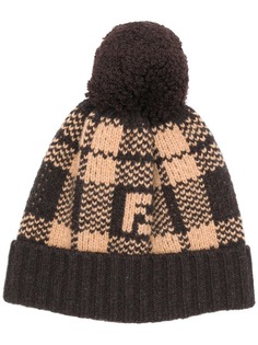 check knit beanie Fendi