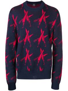джемпер с контрастным узором Calvin Klein 205W39nyc