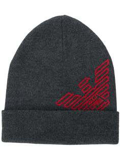 maxi logo beanie Emporio Armani