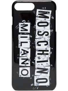 black and white iPhone 8 plus case Moschino