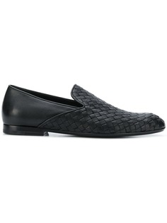 лоферы с фирменным плетением intrecciato Bottega Veneta