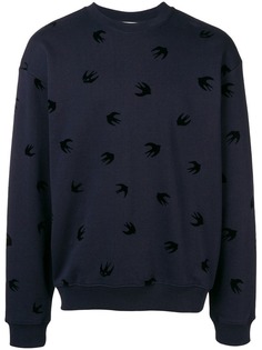 толстовка с принтом ласточек McQ Alexander McQueen