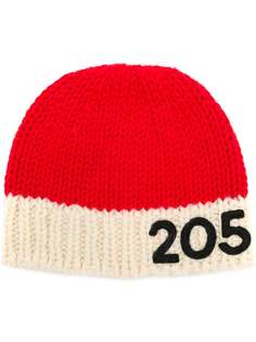 вязаная шапка с контрастным логотипом Calvin Klein 205W39nyc