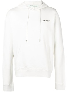 толстовка с капюшоном и контрастным логотипом Off-White