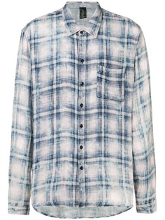 рубашка в клетку John Varvatos