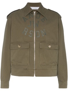 куртка 'Harrington' с принтом логотипа JW Anderson