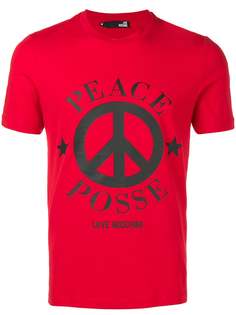 Peace T-shirt Love Moschino