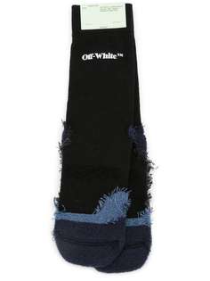 носки с эффектом вывернутых наизнанку Off-White