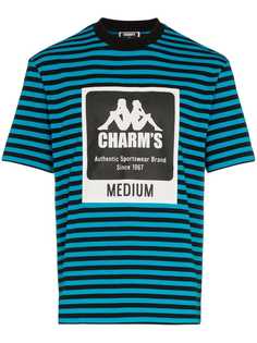 футболка в полоску с логотипом Charm's