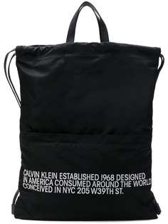 logo drawstring backpack Calvin Klein 205W39nyc
