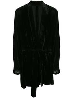 длинный вельветовый жакет Ann Demeulemeester