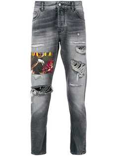 джинсы с заплатками Marcelo Burlon County Of Milan