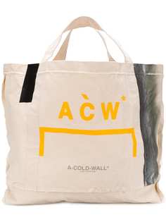 объемная сумка-тоут с принтом логотипа A-Cold-Wall*
