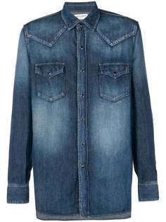 джинсовая рубашка Saint Laurent