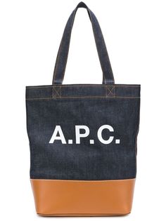 сумка с принтом логотипа A.P.C.