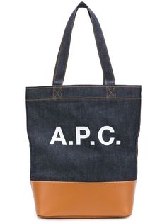 сумка с принтом логотипа A.P.C.