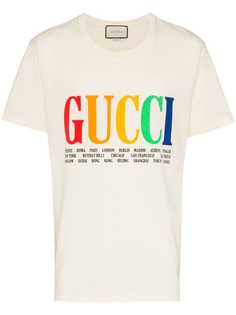 футболка с принтом Gucci
