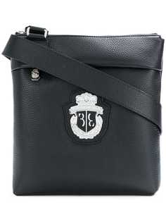 сумка на плечо с заплаткой-гербом с логотипом Billionaire