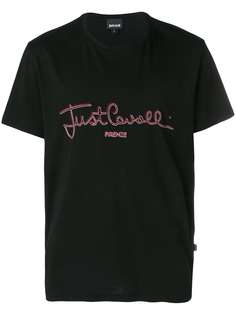 футболка с логотипом Just Cavalli