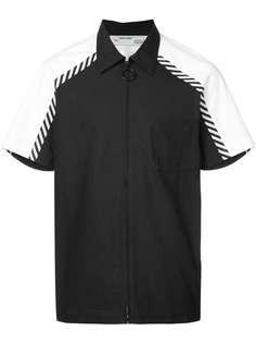 рубашка с диагональными полосками Off-White