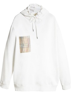 толстовка с карманом в клетку Burberry