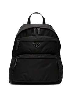 рюкзак с логотипом Prada