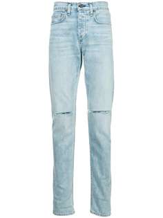 джинсы с рваными деталями Rag & Bone