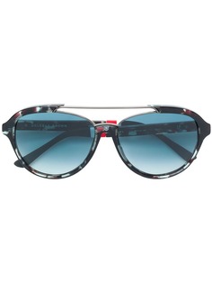 x Linda Farrow солнцезащитные очки в квадратной оправе Orlebar Brown
