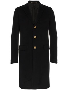 однобортное пальто Givenchy