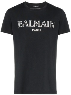 футболка с короткими рукавами и принтом логотипа Balmain